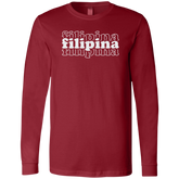 Filipina Triple Unisex Jersey Long Sleeve T-Shirt